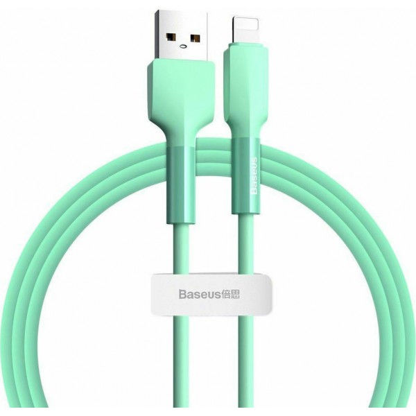 Baseus Regular USB to Lightning Cable Πράσινο 1m (CALGJ-06) 6953156220744
